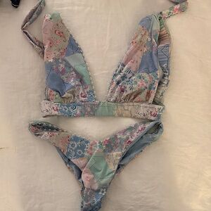 Patchwork Bikini Set